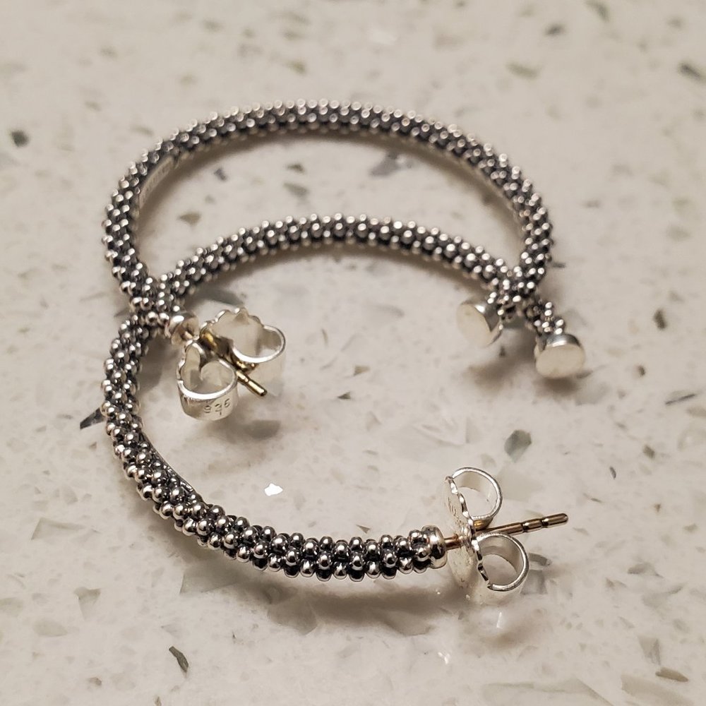 Lagos Sterling Hoop earrings